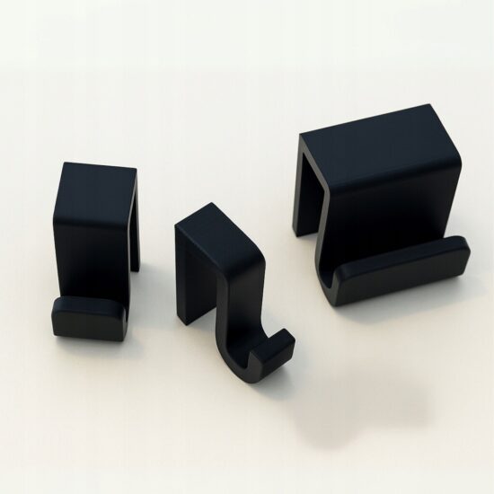 2x Wieszaki uchwyty na ręczniki na grzejnik kaloryfer 10mm elegancki 1,5cm