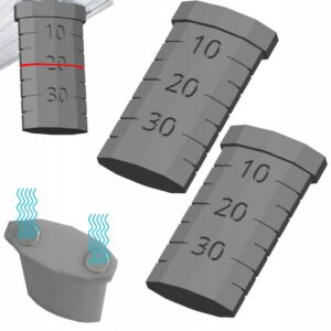 2x znacznik na magnes tarcza do poziomowania profili aluminiowych CD60 płyt
