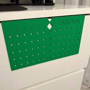 Szablon do wiercenia otworów pod uchwyty meblowe rozstaw do 192mm wzornik