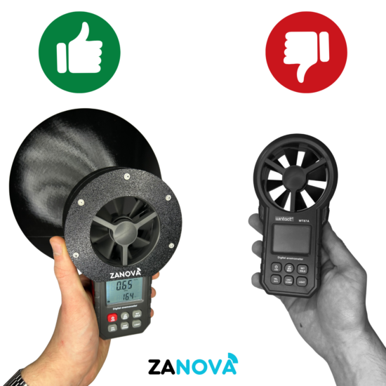 c3e6c372-5180-4d36-93c5-ca91a0e10572.png Kołnierz Rękaw Tuba Lej Do Anemometru Adapter Wiatromierza Wt87 Rekuperacji
