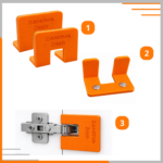 Dystans do frontów zawias magnes 2mm – zdjęcie 5