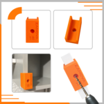 Szablon do wiercenia odbojników TIP-ON 10mm pojedynczy płyta 18mm BLUM – zdjęcie 4