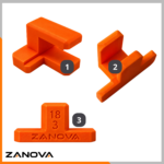 Szablon Uchwyt do Montażu Frontów Meblowych 3mm przymiar 18mm precyzja – zdjęcie 8
