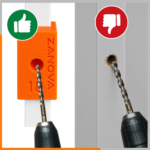 Szablon do wiercenia odbojników TIP-ON 10mm pojedynczy płyta 18mm BLUM – zdjęcie 5