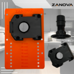 Regulowany szablon do montażu nóżek Hafele Axilo dwustronny 10-80mm – zdjęcie 2