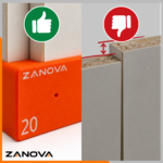 Przymiar do szybkiego montażu blend dystans 20 mm szablon stolarski – zdjęcie 6