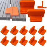 Dystanse do Desek Tarasowych - Zestaw 10 sztuk 8mm 6mm 4mm dystans