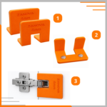 Dystans do frontów zawias magnes 4mm – zdjęcie 5