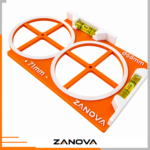 Szablon do wyznaczania otworów pod puszki podwójny – zdjęcie 2