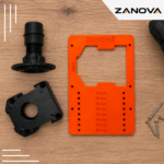 Regulowany szablon do montażu nóżek Hafele Axilo dwustronny 10-80mm – zdjęcie 8
