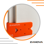 Przymiar do montażu blend z szablonem do zawiasów dystans 20 mm stolarski – zdjęcie 3
