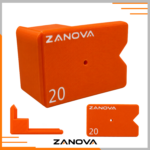 Przymiar do szybkiego montażu blend dystans 20 mm szablon stolarski – zdjęcie 5